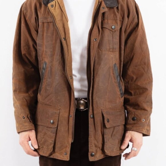 Jackaroos Men's Brown Hooded Jacket - Picture 4 of 10